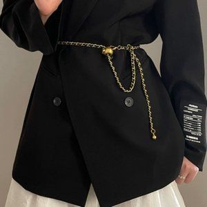 Metal Waist Chain for Women - Perfect Accessory for Dresses, Suits, and More!